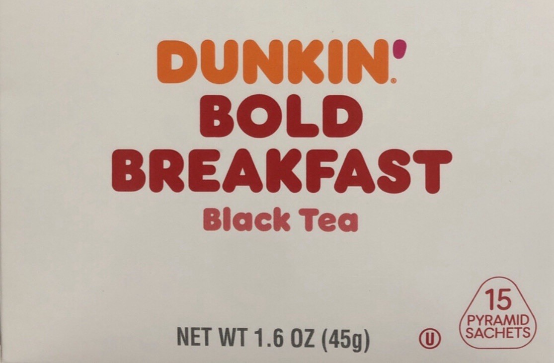 Dunkin Bold Breakfast Black Tea Per Box less than $12 (12 individual BOX)
