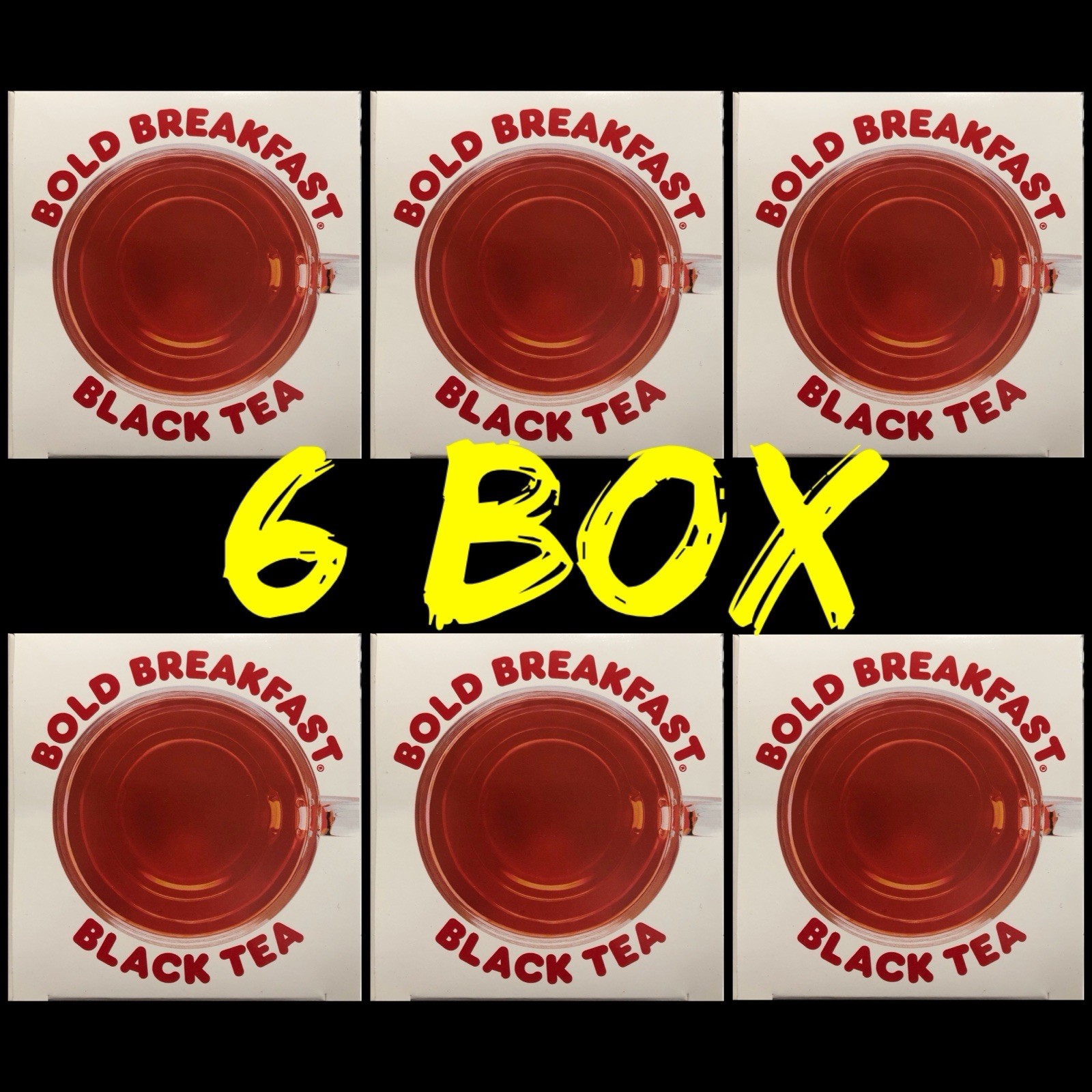 Dunkin Donuts Tea Bold Breakfast Pyramid Sachet 6 Individual BOX Total 90 Bags