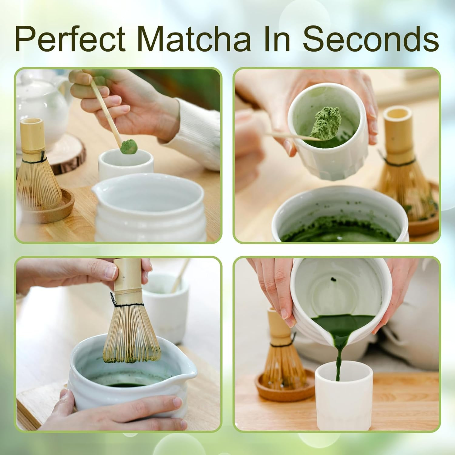 Matcha Whisk Set Matcha Whisk Matcha Set Bamboo Whisk Matcha Kit Chasen Matcha