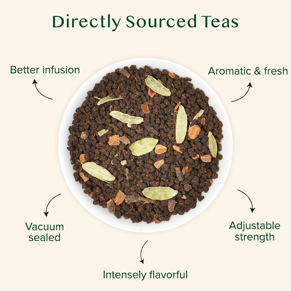 Loose Leaf Masala Chai Tea – 340g Vacuum Sealed for Lasting Freshness