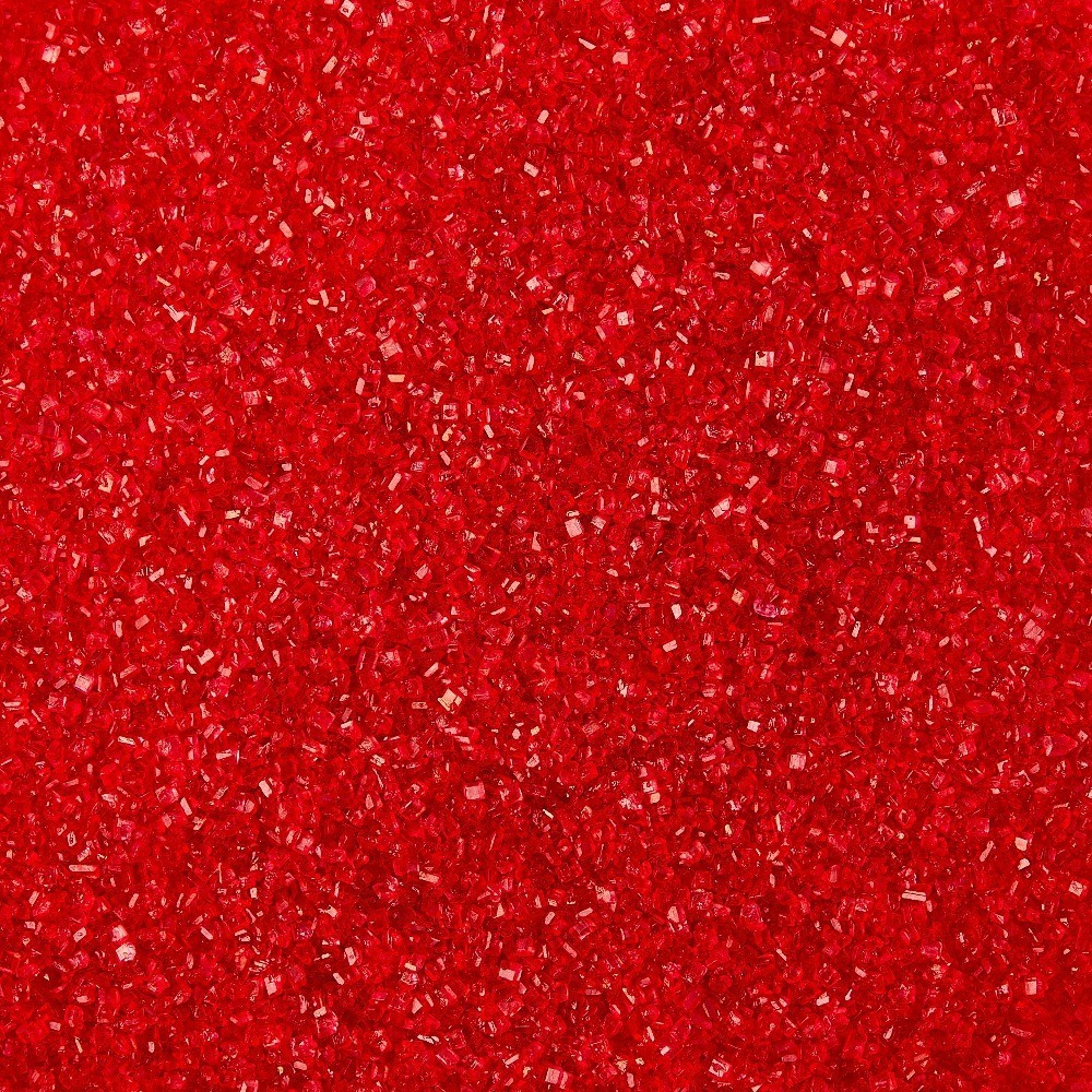 Red Sanding Sugar for Baking Decorations (3 Pack, 3.7 oz)