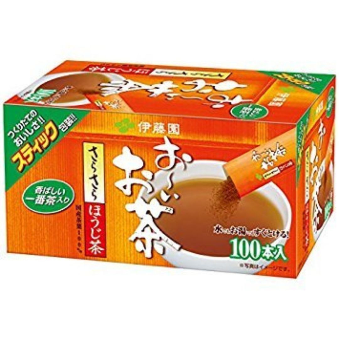 ITOEN Oi Ocha Japanese Green Tea Hojicha (Rosasted tea) Powder 100 Made in Japan