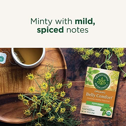 Herbal Digestion Tea Peppermint Fennel Ginger Organic Caffeine Free Kosher