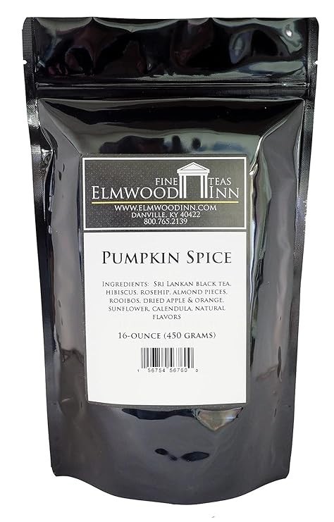 Elmwood Inn Fine Teas, Pumpkin Spice, 16-Ounce