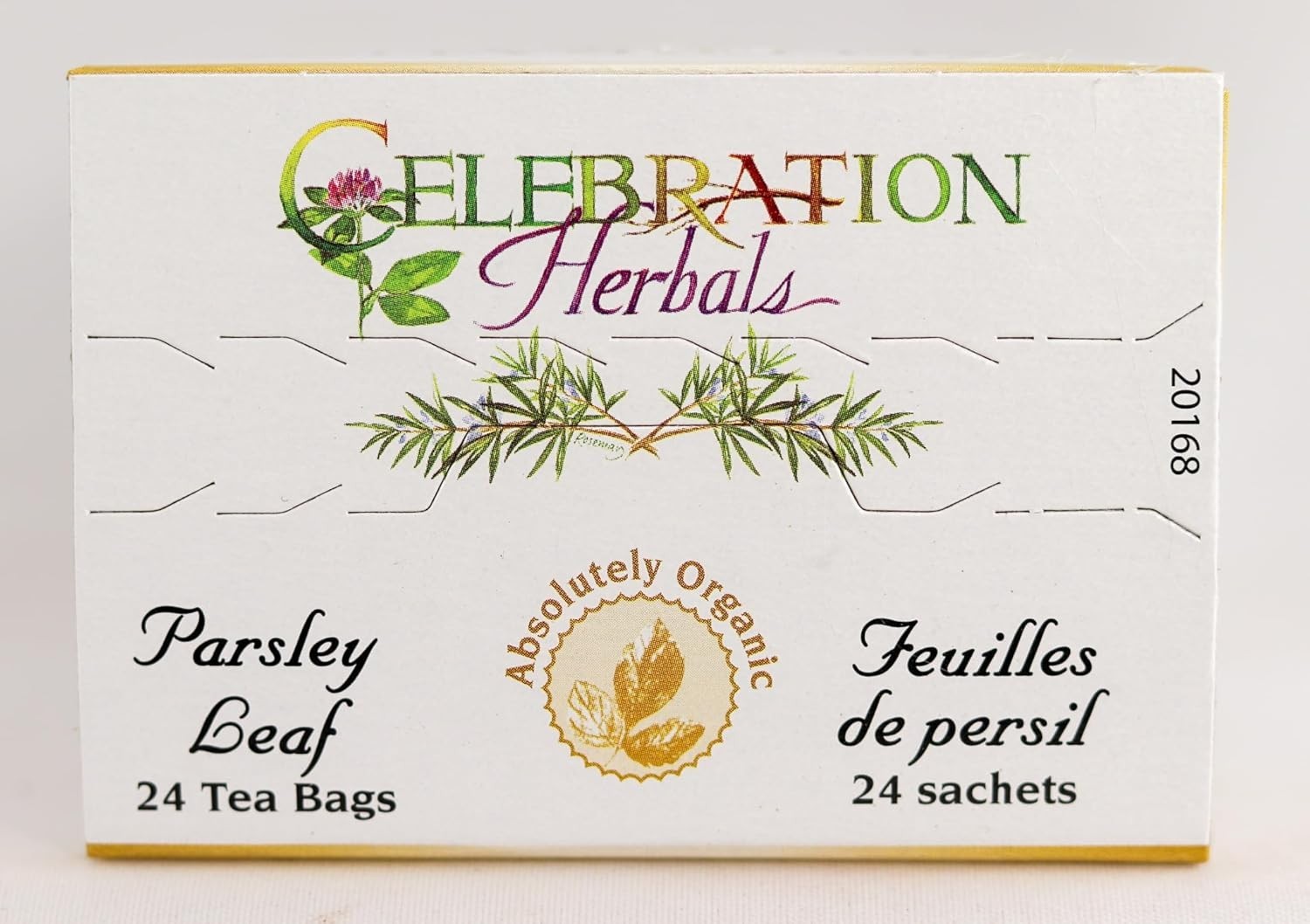 Te Organico De Hojas De Perejil Sin Cafeina, 24 Bolsitas De Hierbas