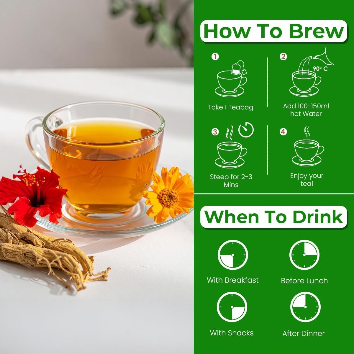 BLUE TEA Gut Cleanse 30 Tea Bags Plant Based Eases Bloating Supports Digestion