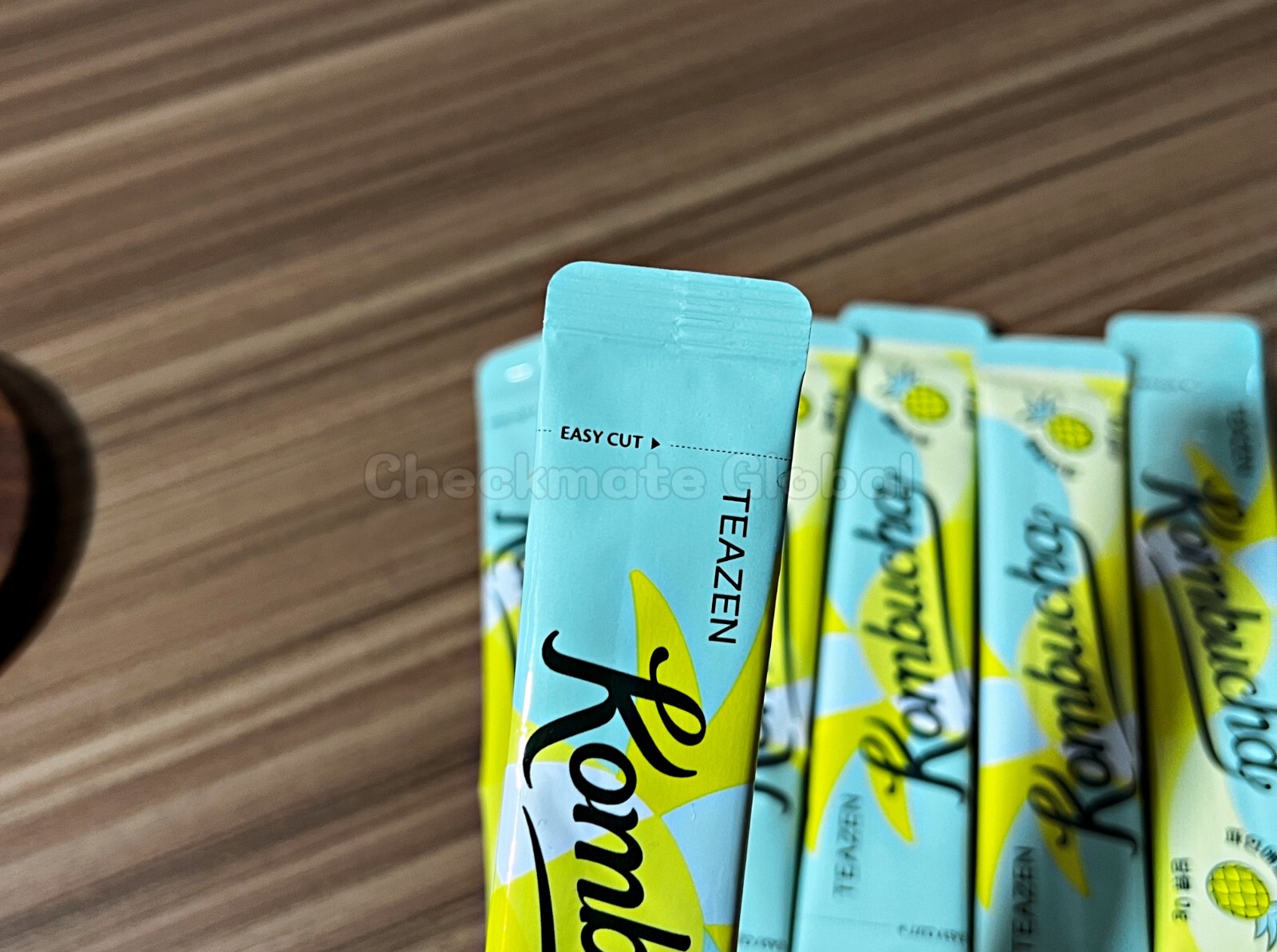 TEAZEN Kombucha Pineapple 30 Sticks | Sugar-Free Prebiotic