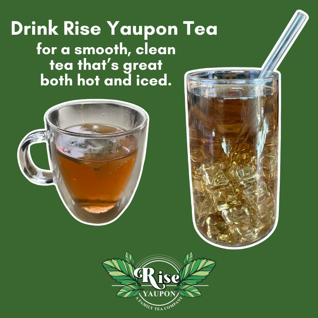 Rise Yaupon America’S Classic Yaupon Holly Tea, 20 Tea Bags, 1.06 Oz, Made with