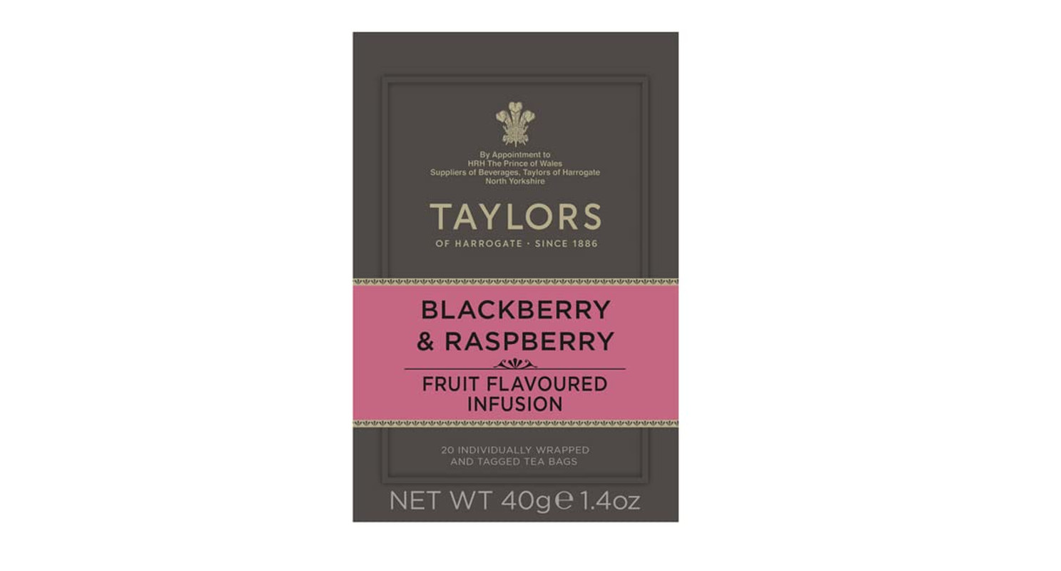 Blackberry & Raspberry Herbal Tea, 20 Teabags