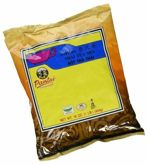 Pantai Thai Tea Leaves Mix Thai Iced Tea 16 oz/454g – (Pack of 1) Exp: 1-2027
