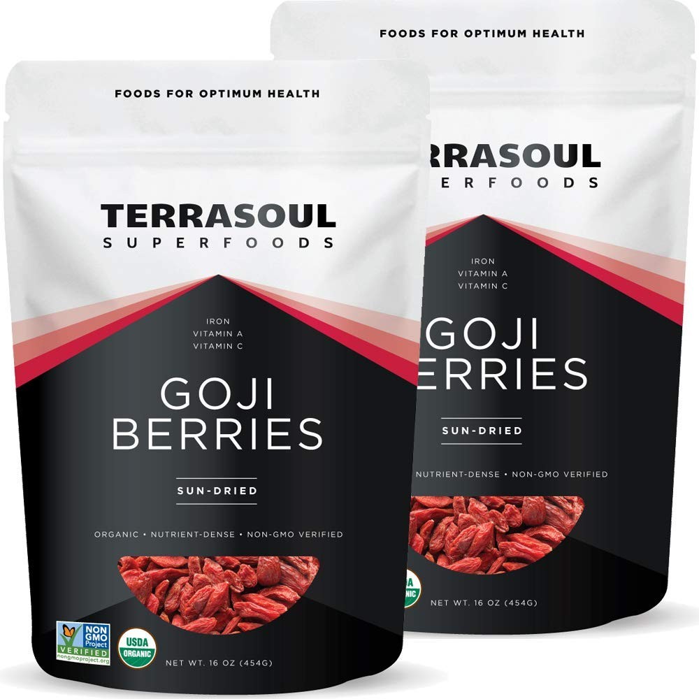 Organic Goji Berries 2 Lbs – Chewy Texture, Premium Quality, Lab-Tested