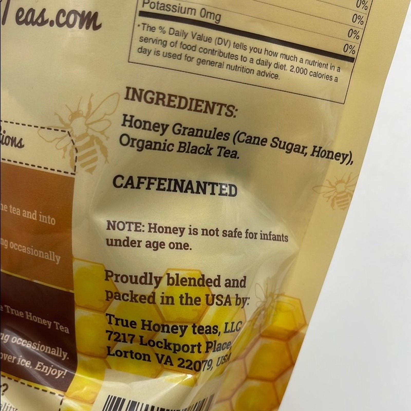 True Honey Teas English Breakfast