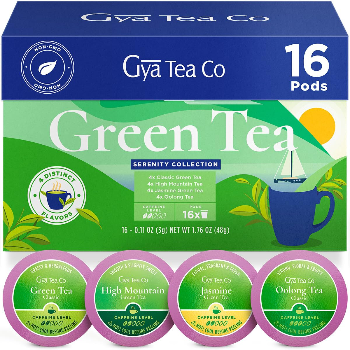 Her Wellness Tea Pod Collection Gift Set (16 Count) – Different Flavors Assorted