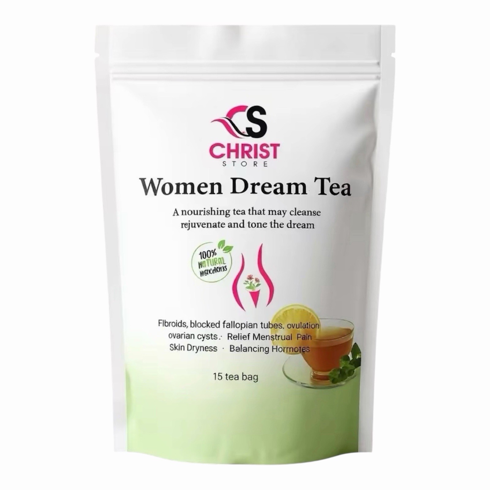 Female Fertility Fibroid Womb Herbal Tea Bag Womb Detox Women Fertile Tea