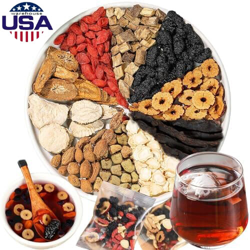 Ginseng Mulberry Medlar Tea, Kidney tea ,liver tea,kidney health for Men & Women