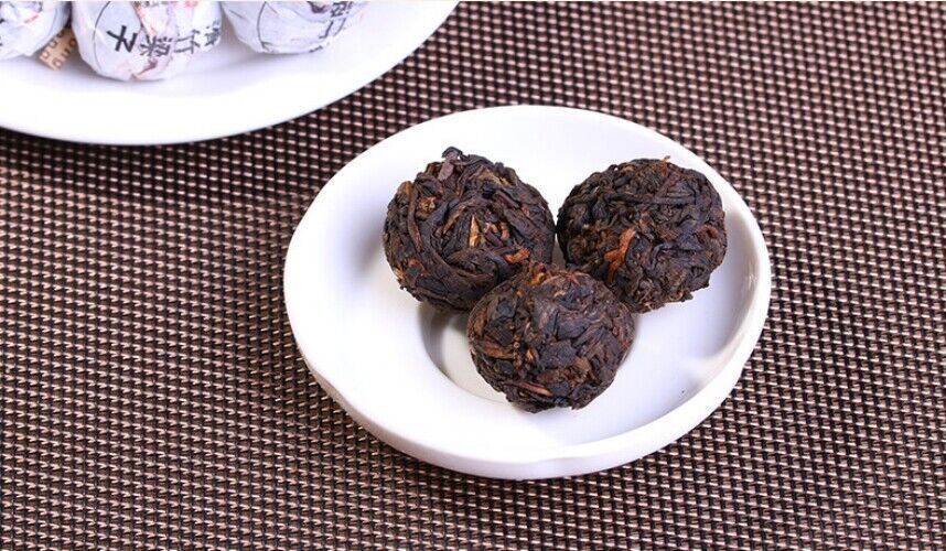 500g 2018 year small bowl-shaped compressed mass of tea leaves cooked tea date