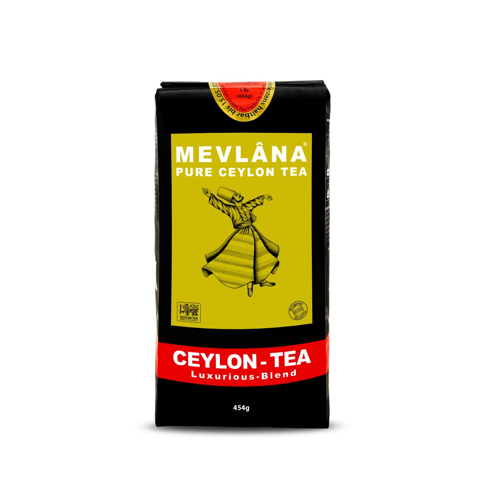 Mevlana – Pure Ceylon Loose Leaf Tea | Premium Black Tea Leaves | Rich & Smoo…