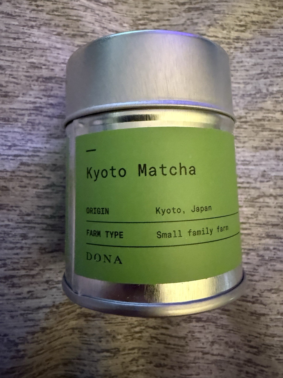 Dona Ceremonial Grade Matcha, Stone-Milled from Wazuka, Kyoto Family Tea Estate,