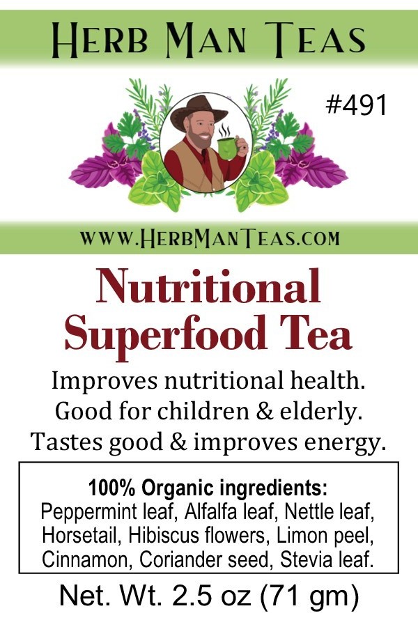NUTRITIONAL SUPERFOOD TEA a highly nutritious daily drink for children & elderly