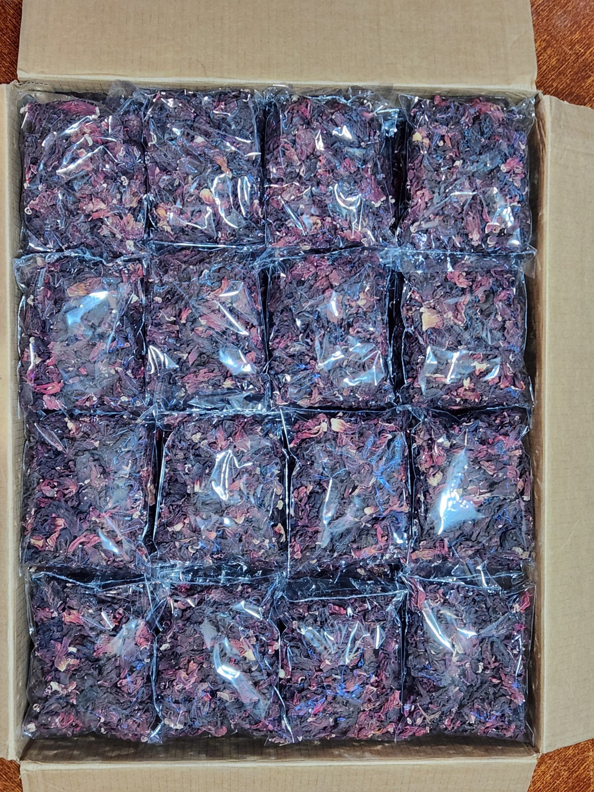 28lb Bulk Dried Hibiscus Flower Pre Packed