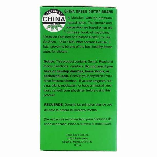 2 PACK DIETER’S TEA 100%NATURAL REGULAR STRENGTH (30 TEA BAGS EACH)