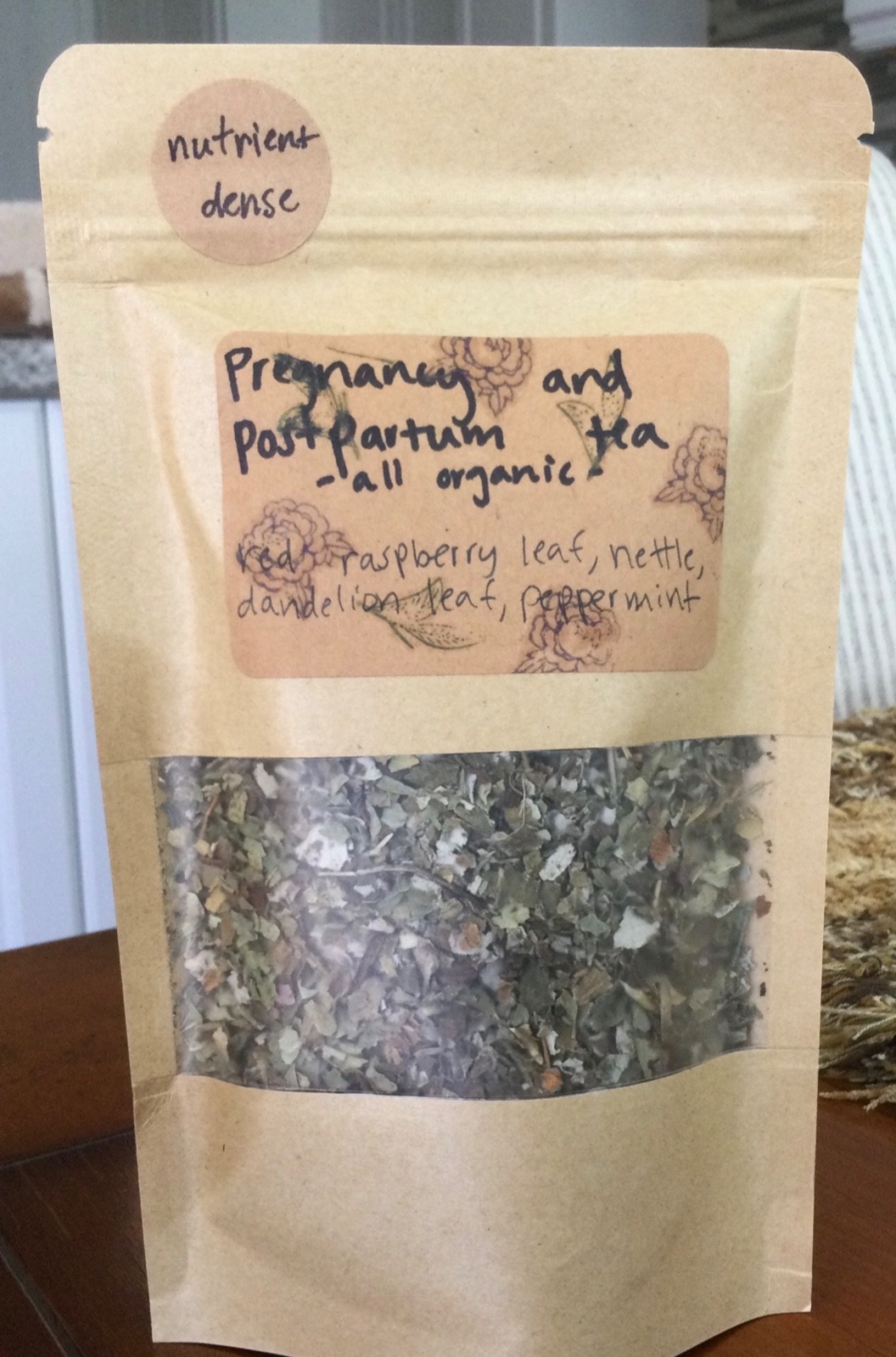 YeaBirth Pregnancy & Postpartum All Organic Tea nutrient dense NEW