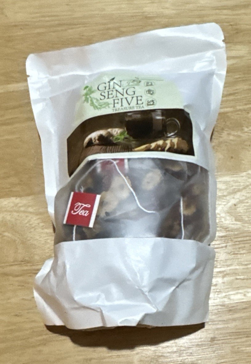 Ginseng Five Treasure Tea 20 Teabags Unopened New