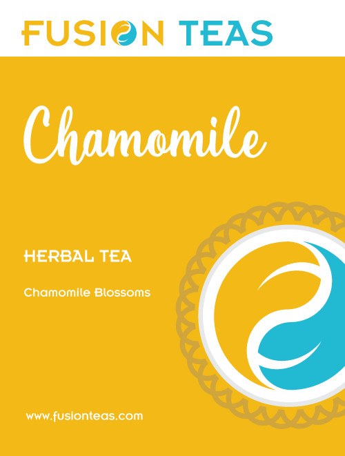 Chamomile Blossoms Herbal Tea – Premium Loose Leaf Blend – Fusion Teas