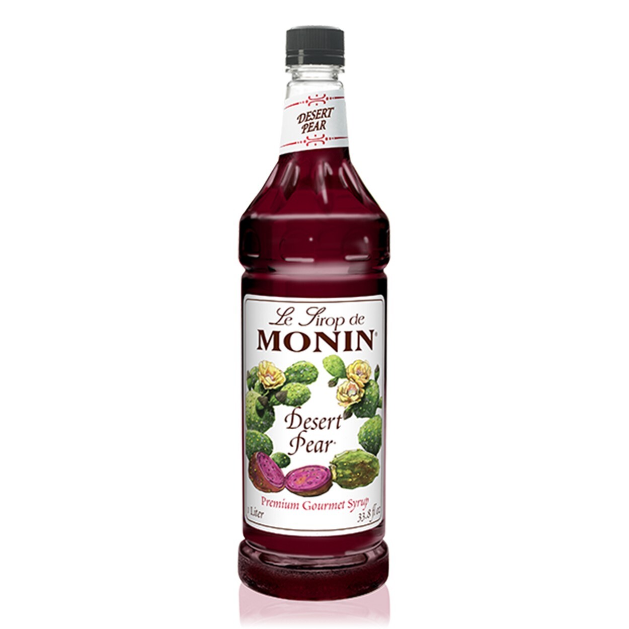 Monin Desert Pear Syrup – Bottle (1 Liter), h-pear, desert, 1.0L