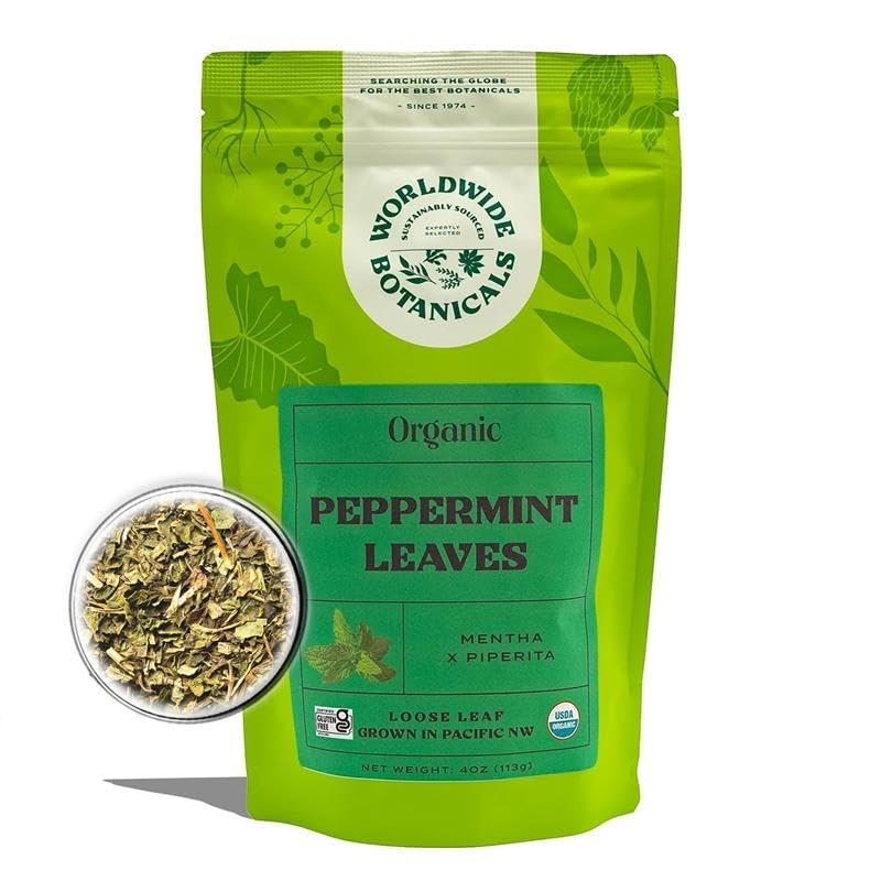 Organic Peppermint Loose Leaf Tea, 4 oz – Pacific Northwest Organic Cultivati…