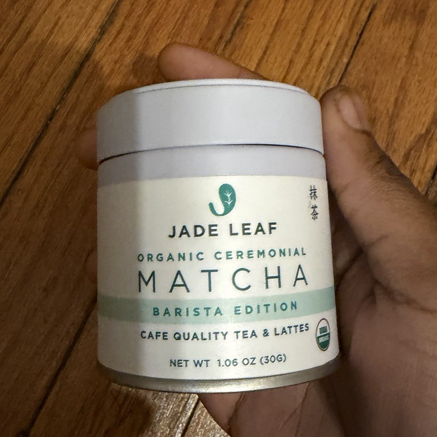 Jade Leaf Organic Ceremonial Matcha Barista Edition Powder 30g Japanese Tea