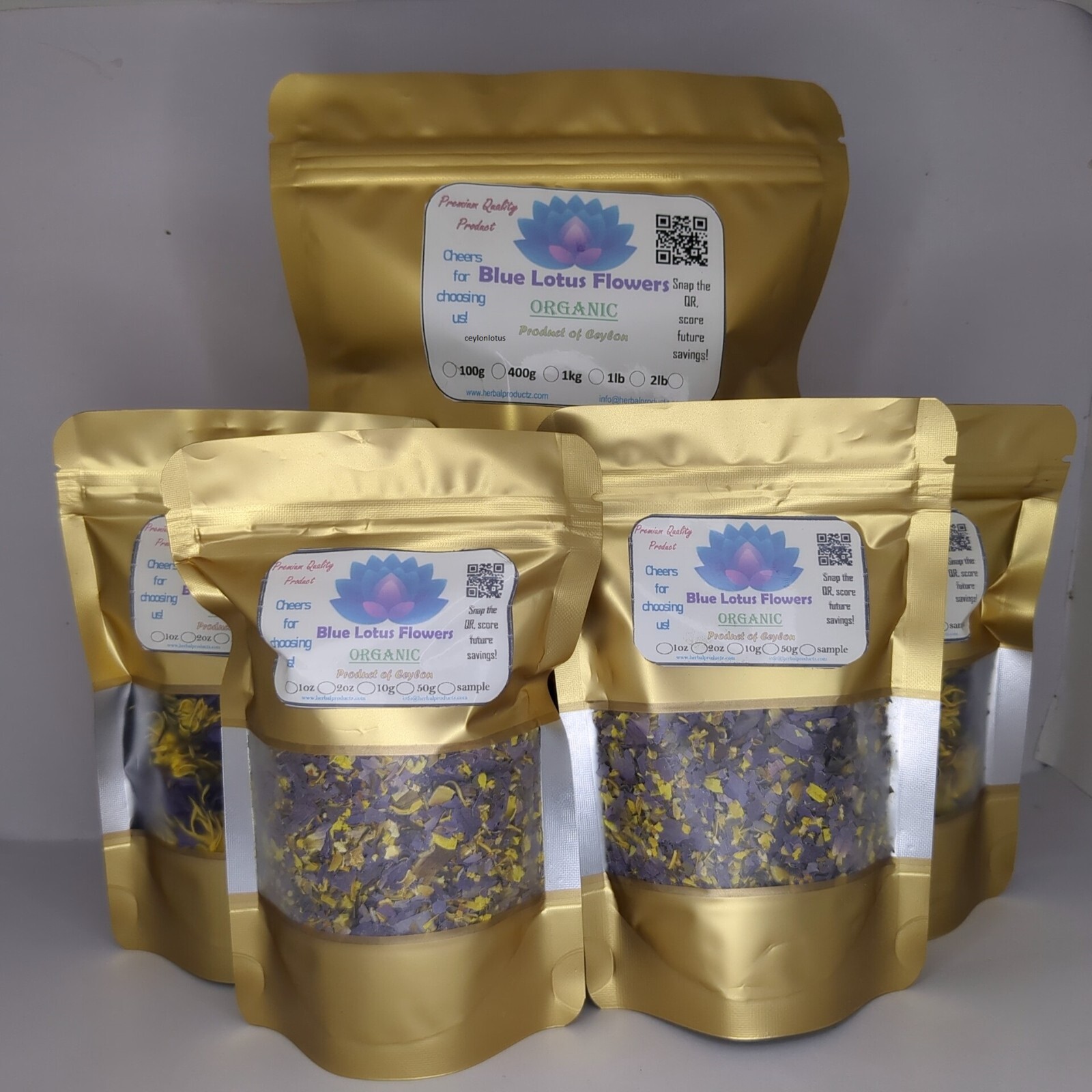 Dried Blue Lotus Cut Flower Pure Nymphaea Caerulea Organic Natural Tea/Smoke 30g