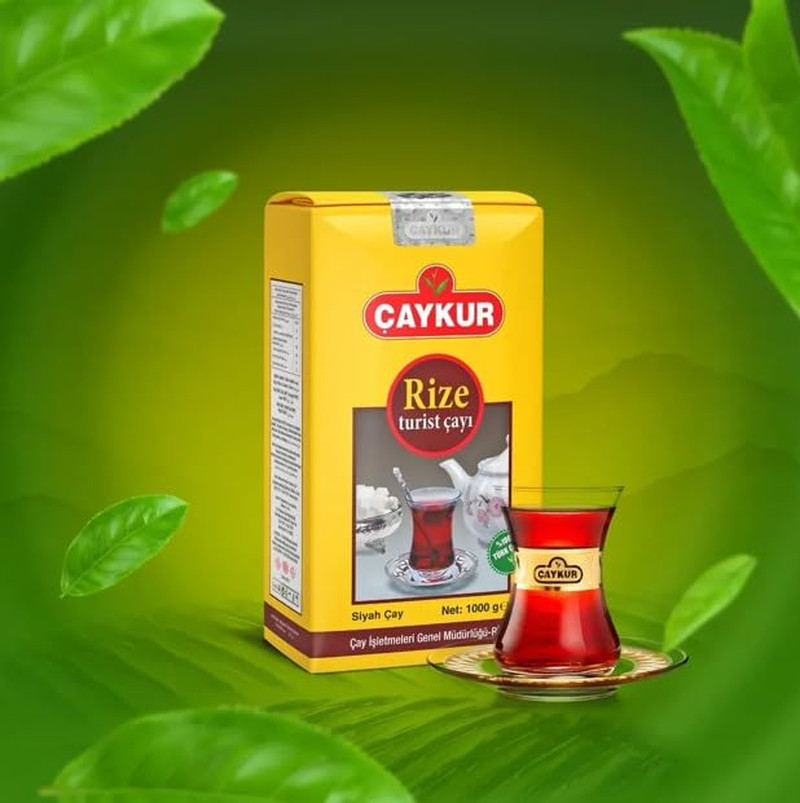 Rize Turist Black Tea, Authentic Turkish Loose Leaf Tea, Rich Aroma & Smooth Tas