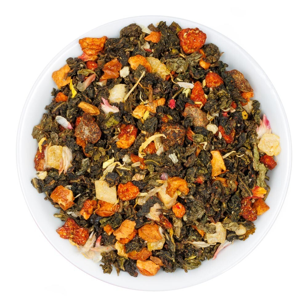 Sunset Peach Oolong Tea – Loose Leaf Blend – Fusion Teas