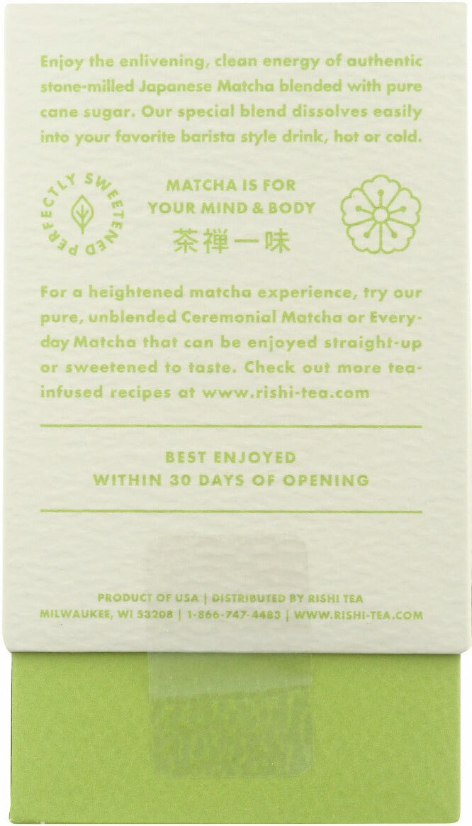 Rishi Tea Sweet Matcha – 4.4 oz (Pack of 2)