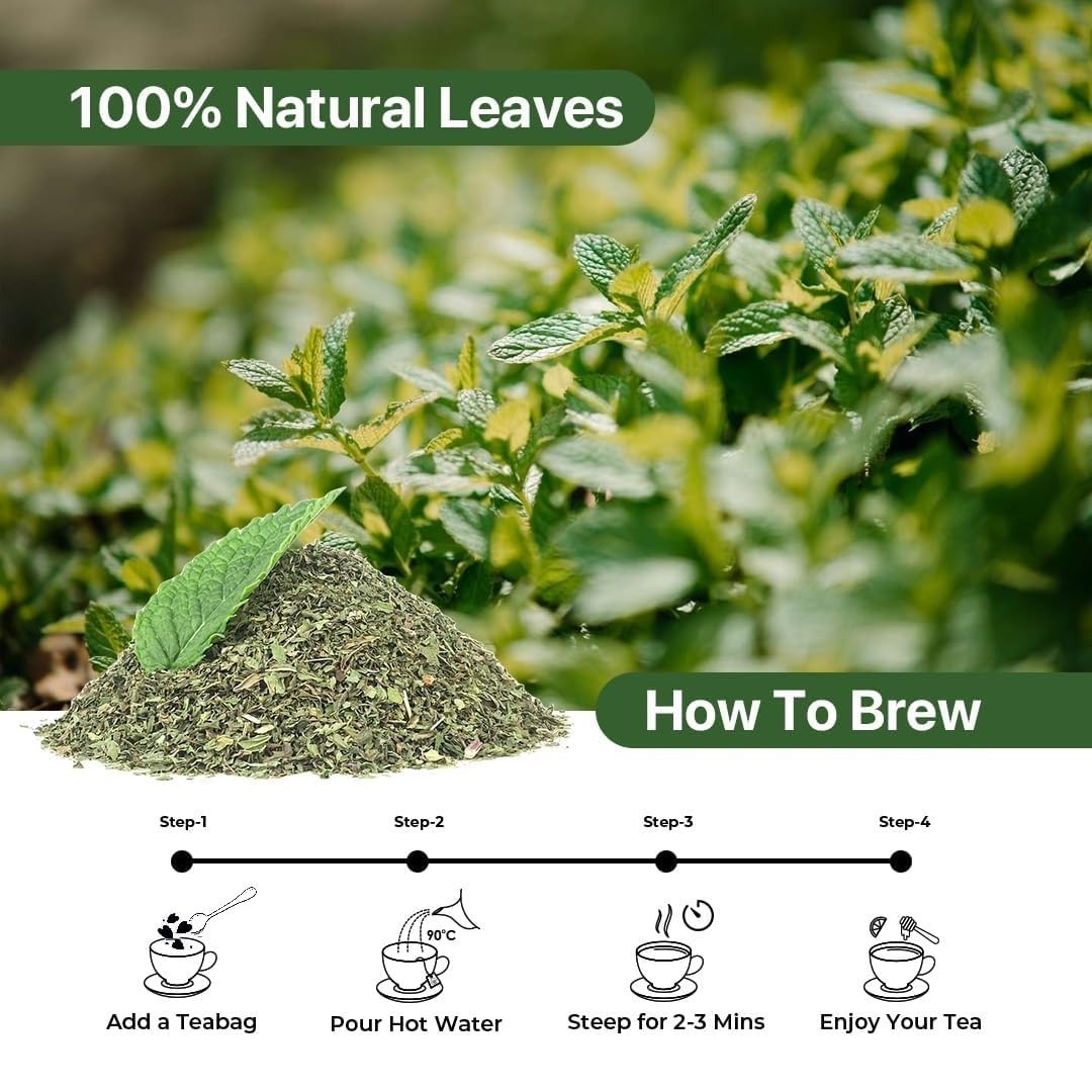 BLUE TEA Lemon Balm Tea 50g Natural Leaf Based Tea Free Shipping World Wide