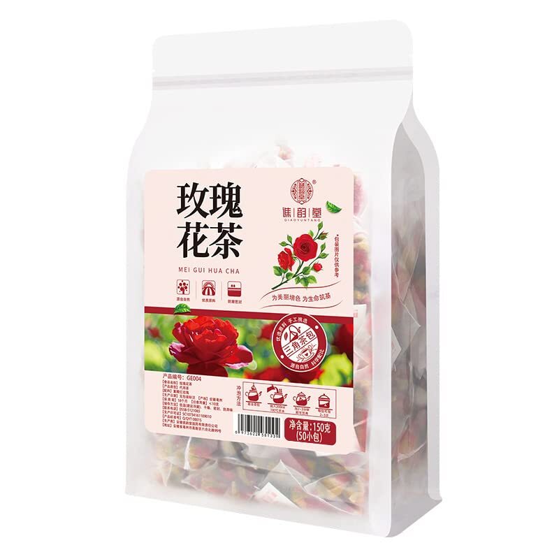Chinese Rose Oolong Tea Loose Leaf Herbal Substitute Tea (150g,3gx50pack)