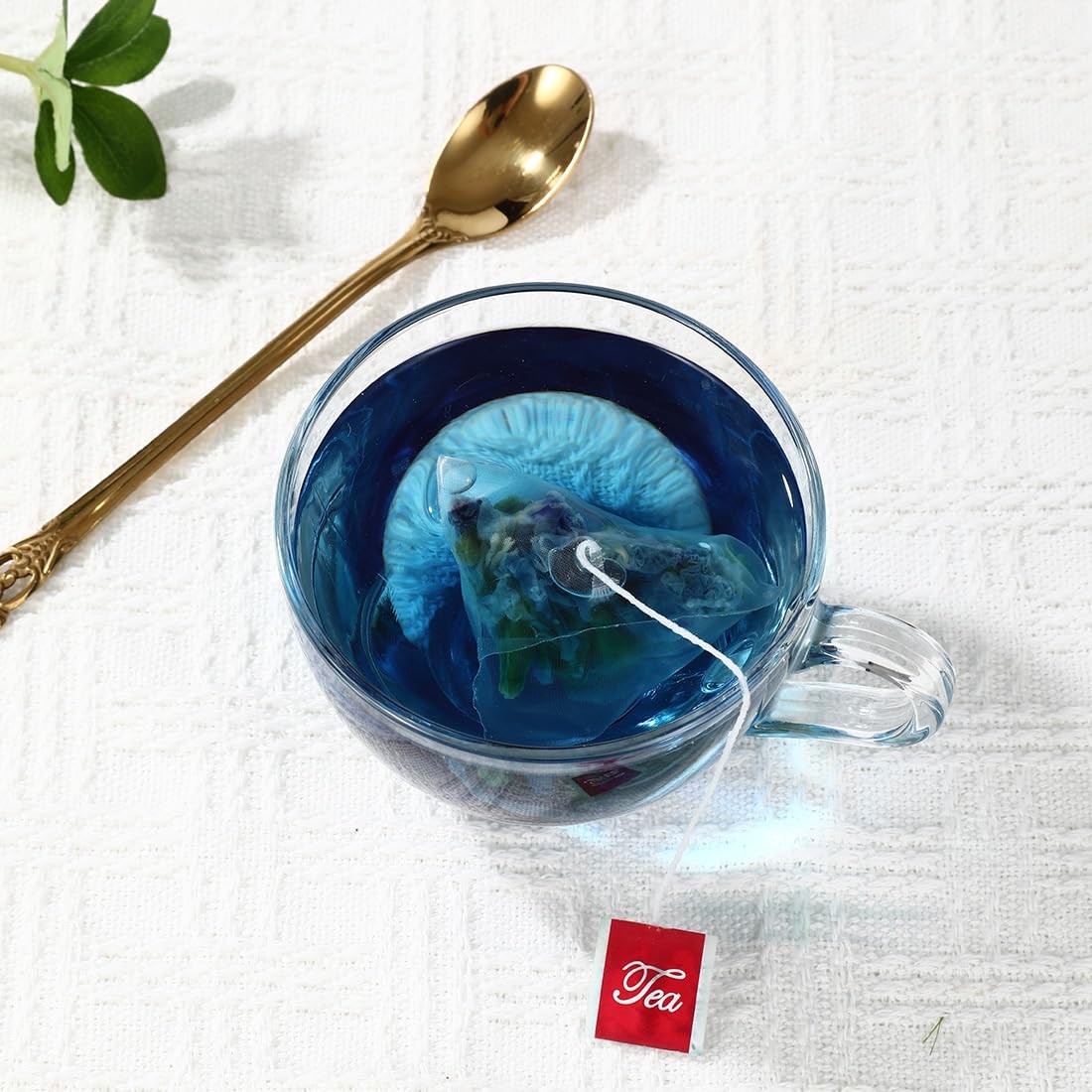 Premium Butterfly Pea Flower Tea Bags – 100 Natural, Caffeine-Free, 50 Count