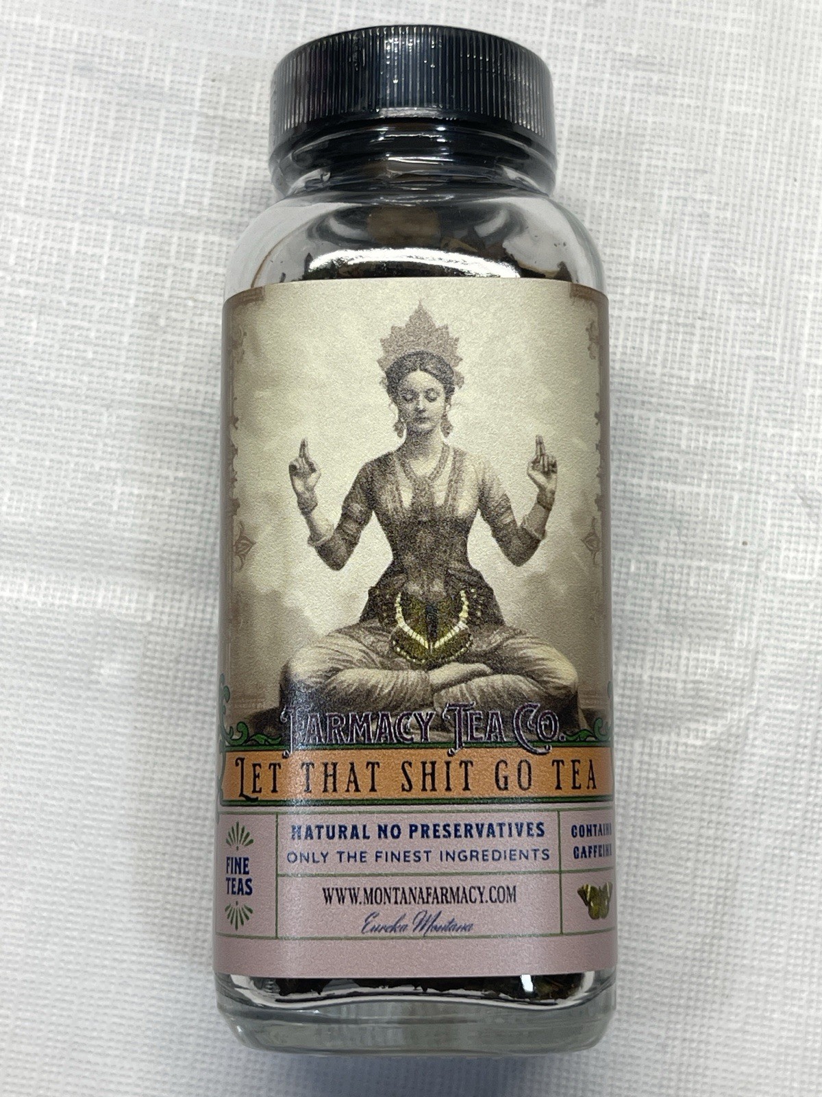 Montana Farmacy Let That Sh*t Go Tea Loose Leaf Herbal Tea Jar