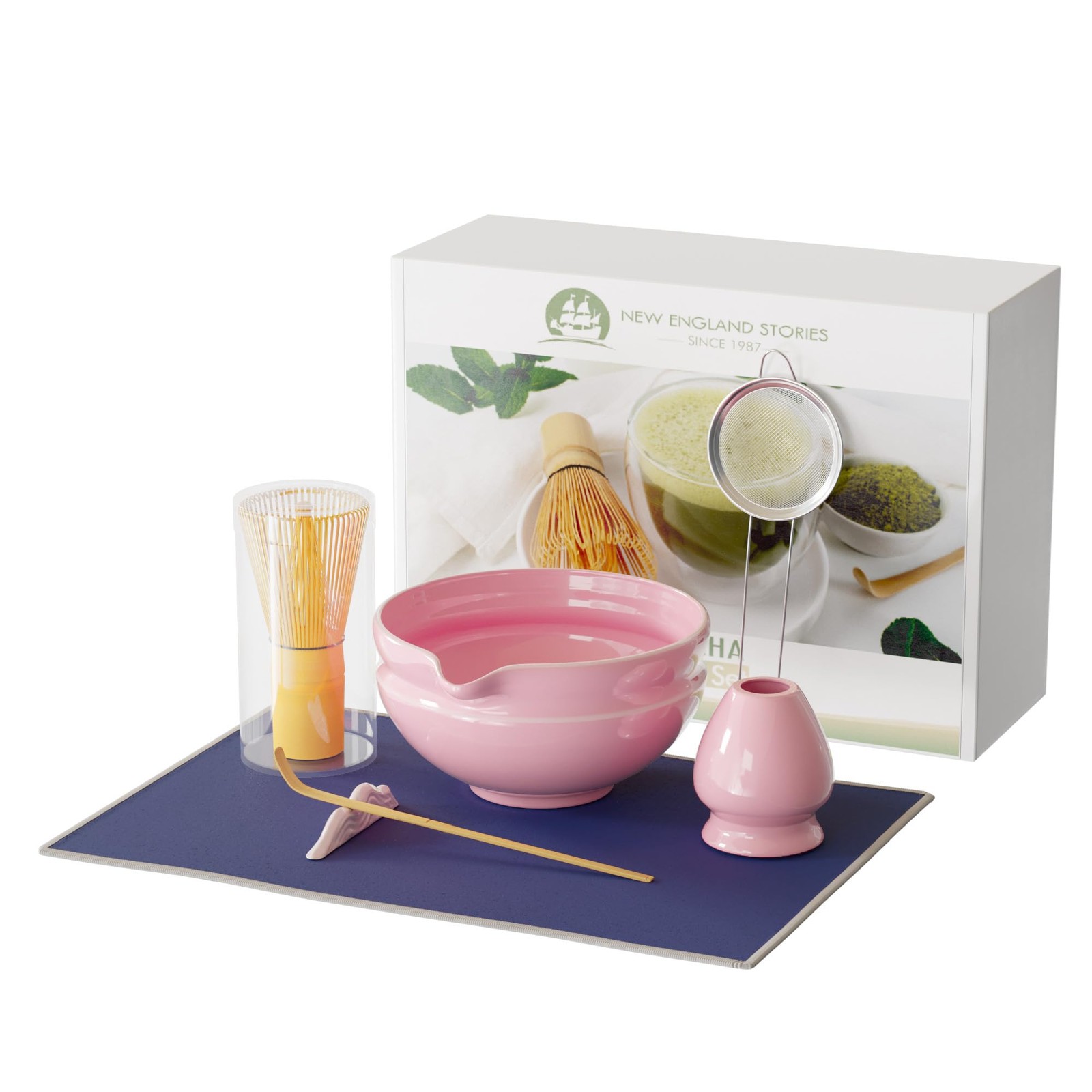 7 Pcs Matcha Whisk Set, Perfect Matcha Kit for Matcha Lovers Includes Ceramic…