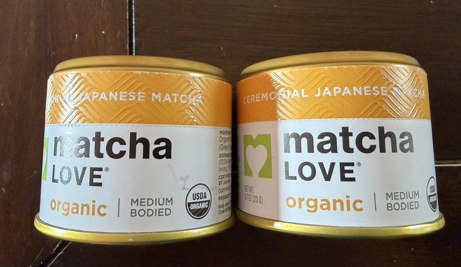 (PACK OF 2)Matcha Love Organic Stone Ground Green Tea Powder 0.7 oz