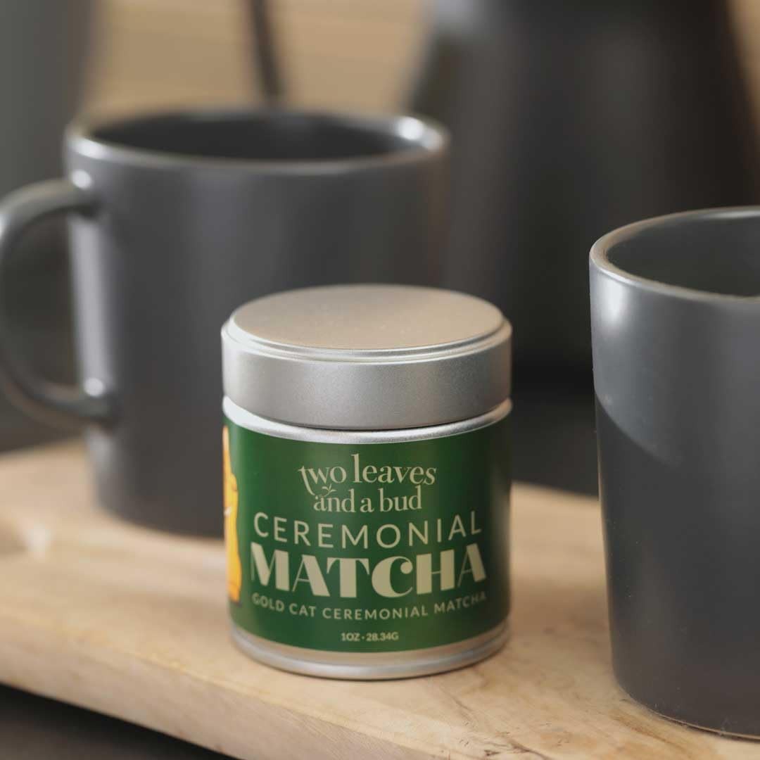 Two Leaves and a Bud Organic Ceremonial Matcha Green Tea 18 Servings, 100 Jap…