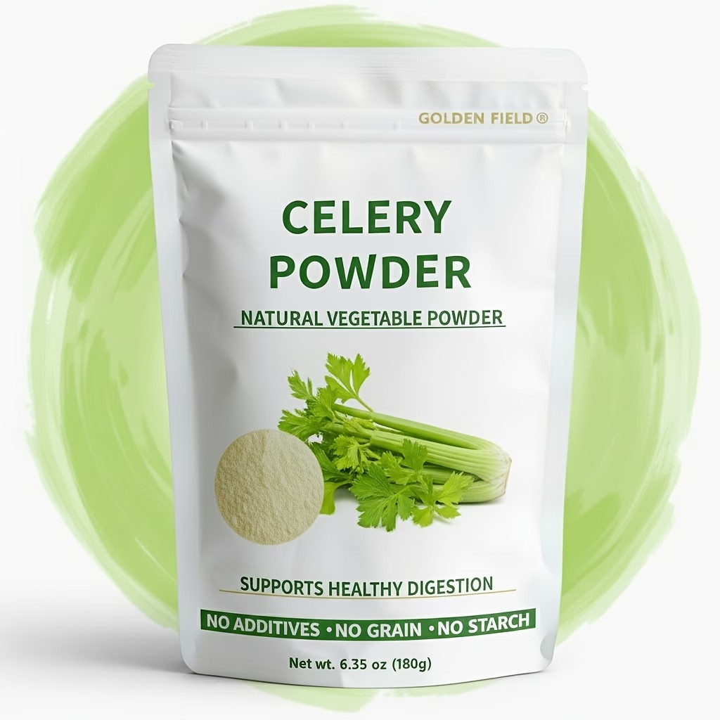 6.35oz of Natural Celery Powder | Reusable Sealed Bag| Fine Celery Powder