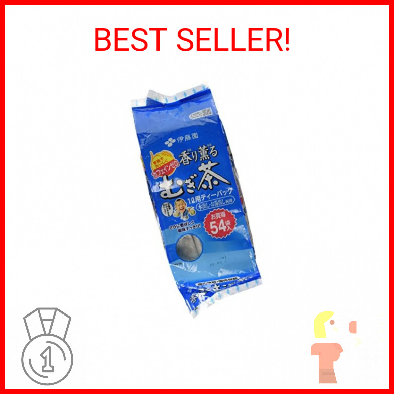 ITO EN Japanese Barley Tea Kaori Kaoru (Aromatic) Mugichae Tea COLD/HOT 54 Bags
