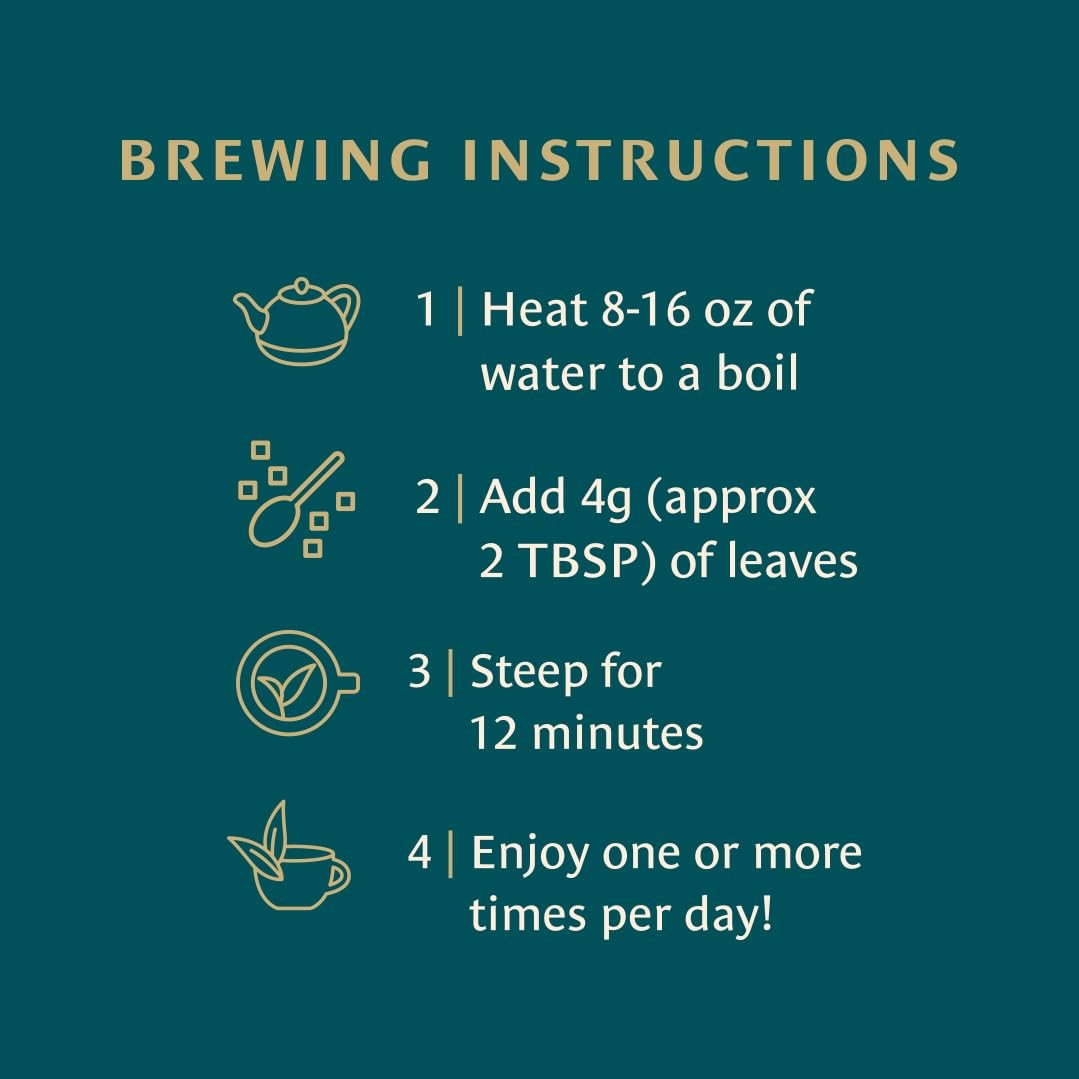 Healing Leaves, Longevity Blend Loose-Leaf Tea- 30 Servings