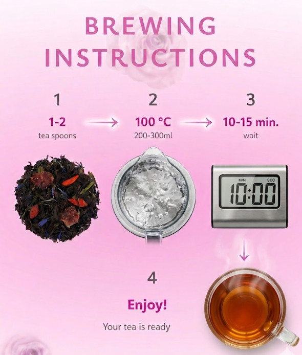 LOVARE Berry Jam Natural Organic Floral-Berry Tea Tube 80G Made in Ukraine