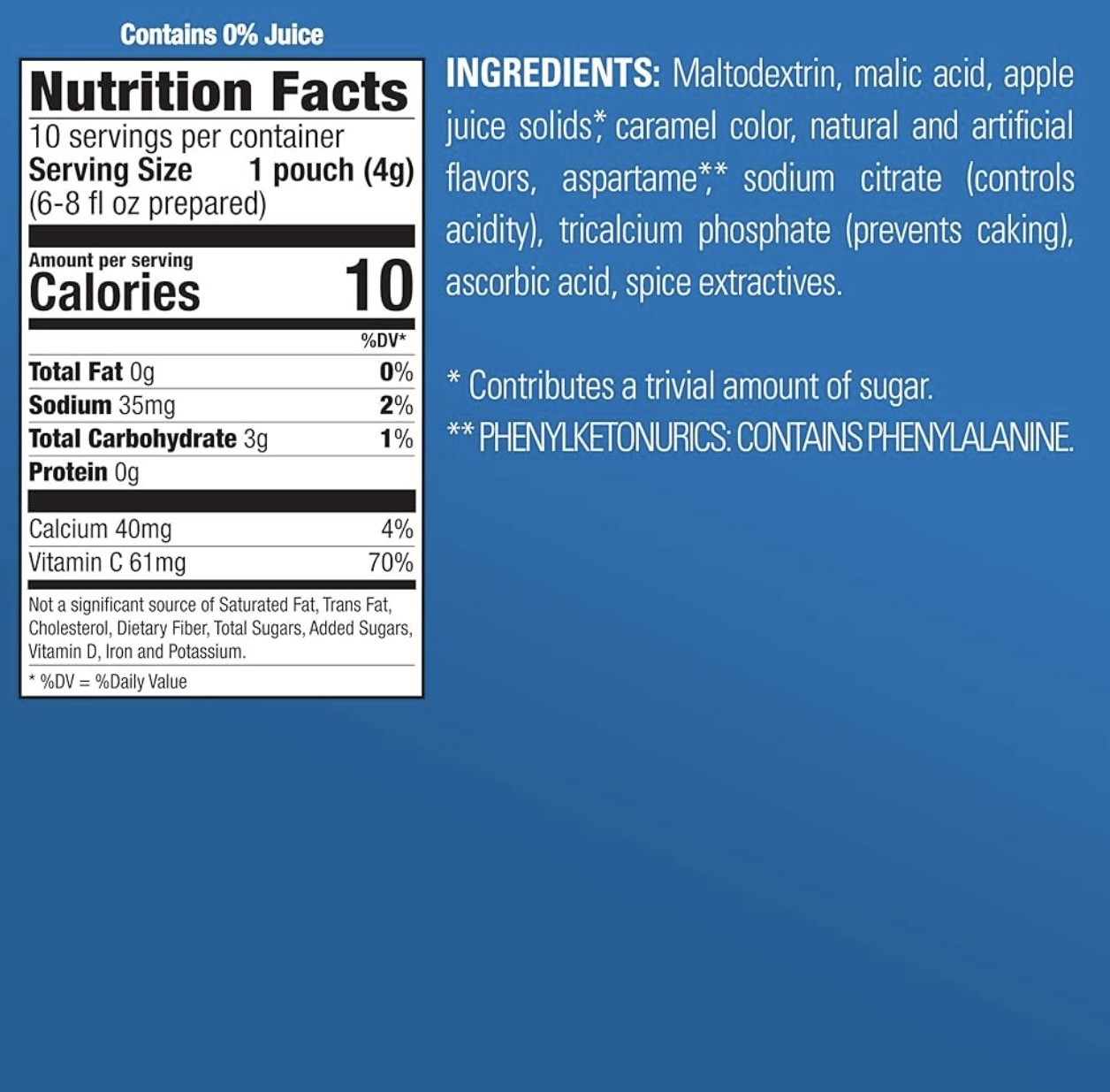Alpine Apple Cider SUGAR FREE, 1.4 oz – Case of 12 (SHIPS SAME DAY)