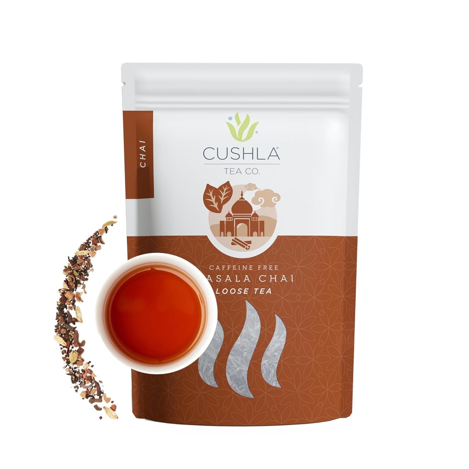Caffeine Free Masala Chai Spice Tea Cinnamon, Cardamom, Cloves, Ginger 150+ Cups