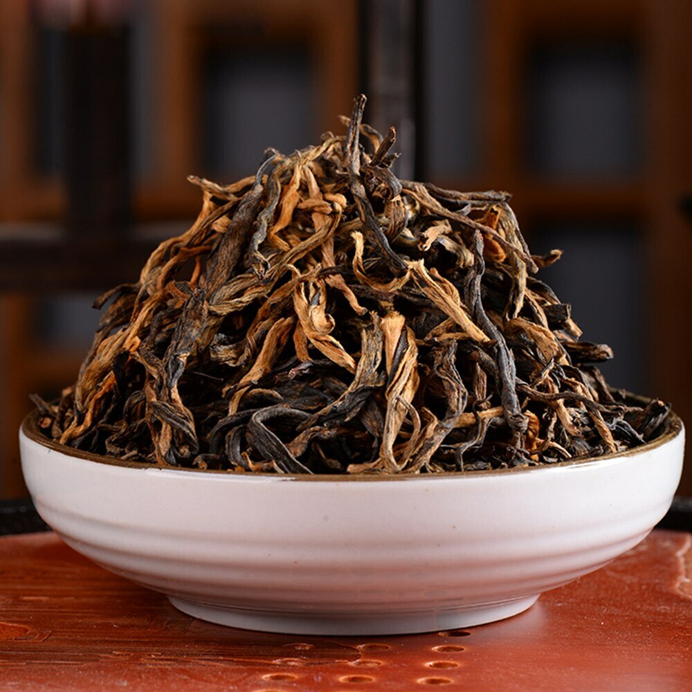 2026 Chinese Tea Black Tea Dian Hong Yunnan Dianhong Maofeng Tea 500g