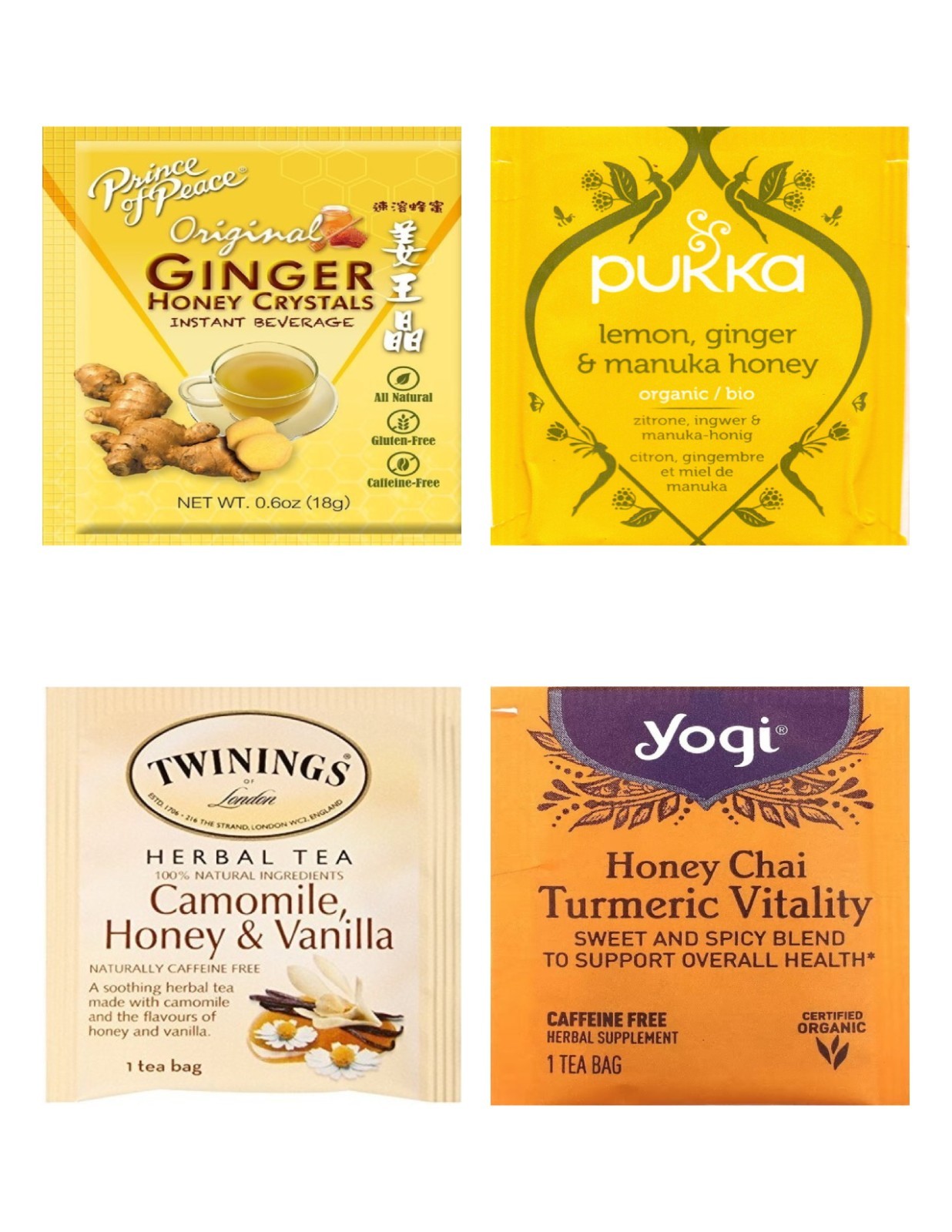 Dessert Tea Bag Sampler Variety Pack – 24 Single-Serve Varieties – 15 Brands